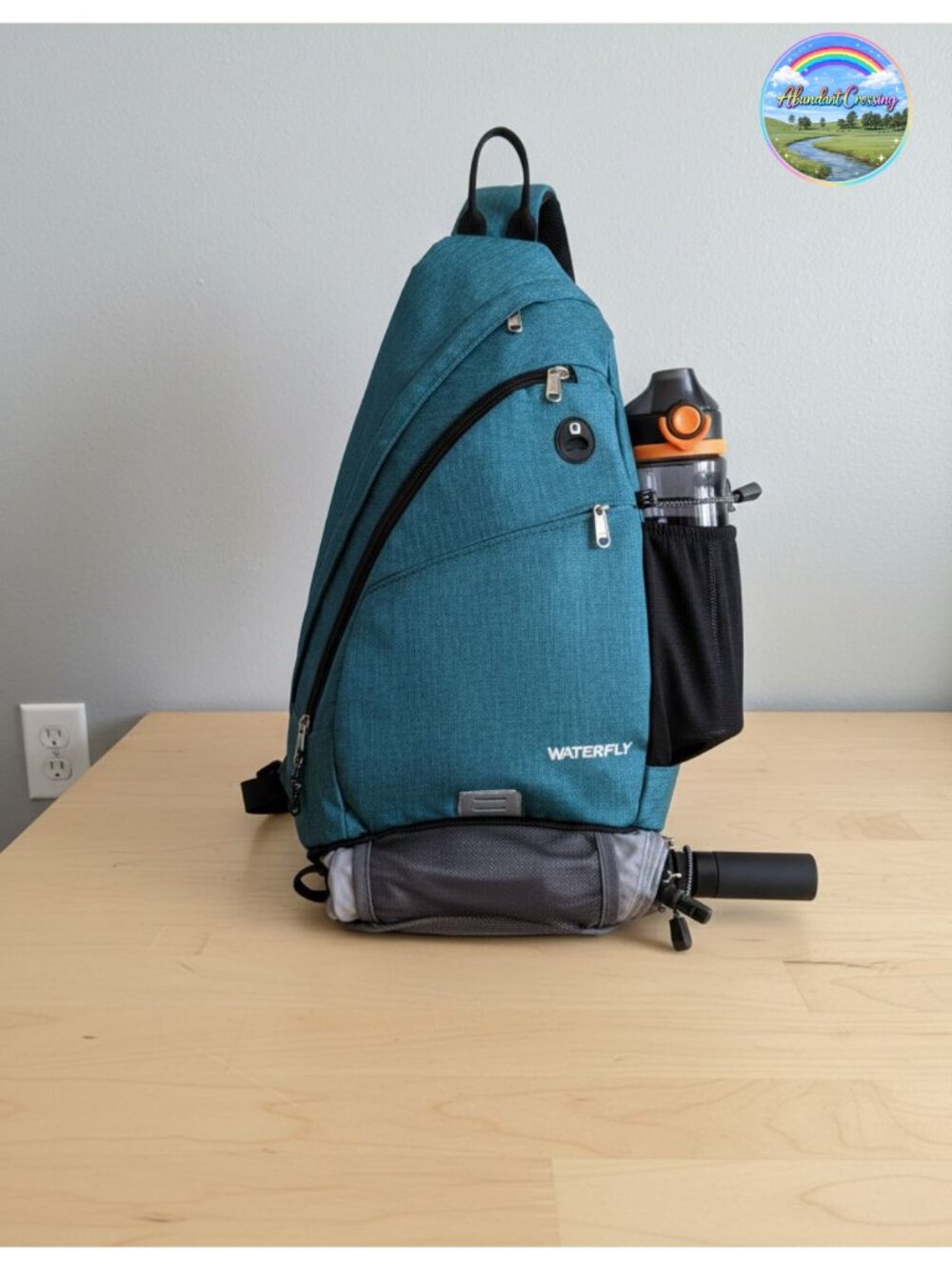 Waterfly Large Sling Bag Crossbody Backpack Chest Pack Adjustable Strap 7